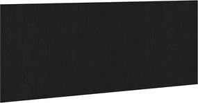 vidaXL Ágyszerkezet Fejtámla Fekete tölgy 160 x 1.5 x 80.5 cm Faanyag