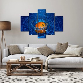 Kép - narancs a vízben (150x105 cm)