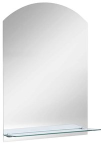 edzett üveg falitükör polccal 20 x 40 cm