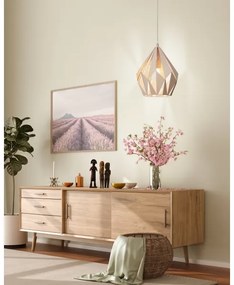 EGLO 49024 - Csillár zsinóron CARLTON-P 1xE27/60W/230V