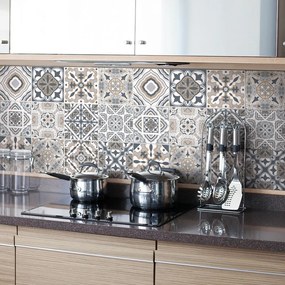 Giacomo 24 db-os dekor falmatrica szett, 15 x 15 cm - Ambiance