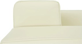 Fotel, textilbőr bézs, HOMKER