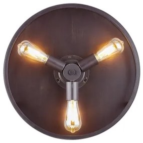 FANAWAY 212927 - LED mennyezeti ventilátor CLASSIC 3xE27/4W/230V fekete + DO