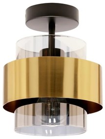 Felületre szerelhető csillár SPIEGA 1xE27/60W/230V arany/fekete