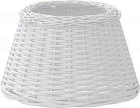 vidaXL fehér fonott lámpaernyő Ø50x30 cm