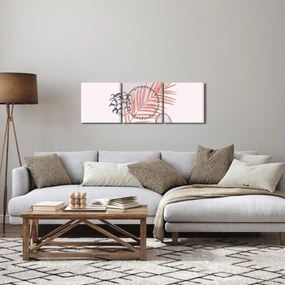Kép - Lila minimalizmus N⁰3 (órával) (90x30 cm)