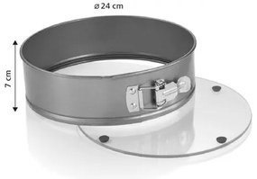Tescoma Tortaforma üveg aljjal, széthajthatóDELÍCIA, 24 cm, 24 cm