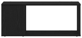 TV állvány, fehér, 80x24x32 cm, mérnöki fa