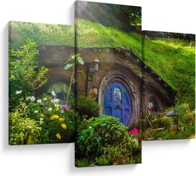 Kép - Hobbitfalva (90x60 cm)