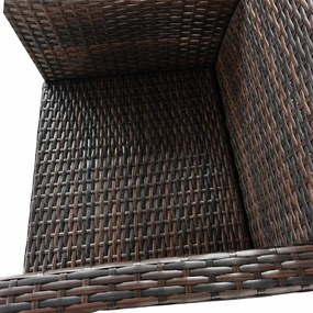 Avenberg CORSICA GRANDE Kerti rattan garnitúra - szürke