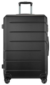 BONTOUR “SPINNER” Nagy Duplakerekes Gurulós bőrönd, 76x50,5x29,5 cm, Fekete