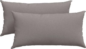 vidaXL Kanapé párnák 2 pcs Tópszínű 80 x 40 cm szövet