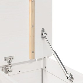 fehér tömör fenyőfa pad 110 x 41 x 76,5 cm