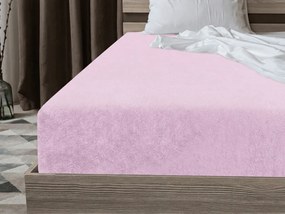 Frottír világoslila lepedő EXCLUSIVE 90x200 cm