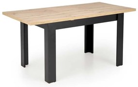 Aseado étkezőasztal, artisan tölgy / fekete