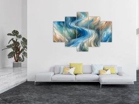 Kép - Absztrakt áramlat (150x105 cm)