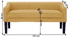 FIRONA sárga/fekete pad