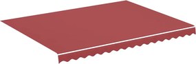 vidaXL burgundi vörös csere napellenző ponyva 4 x 3 m