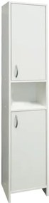 Fürdőszobaszekrény magas Multi Praxis 33,5x180,5x25,5 cm fehér mat INCA35LP