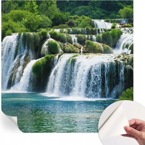 Matt öntapadós fotótapéta Falra Természetes harmónia 250x250 cm