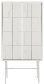 Világosszürke szekrény 70x140x40 cm Funk – White Label