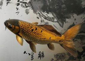 Poszter 55x40cm Békés Koi hal