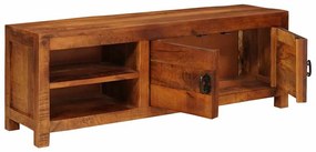 TV szekrény Barna 110 x 30 x 40 cm tömör mangófa