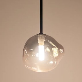 BRILAGI - Kábeles függőlámpa VULCANO 1xG9/8W/230V átm. 15 cm fekete/füstös fekete