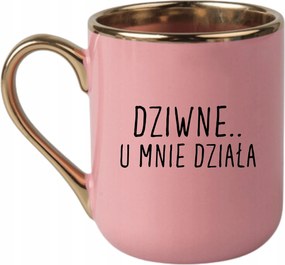 Bögre ElegĂĄns RĂłzsaszĂn Arany Rant Vicces AjĂĄndĂ©k Furcsa NĂĄlam MƱködik It