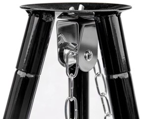 MIR-HP48 Acél függesztett grillrács háromlábbal 51 cm