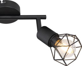 Spot Lámpák Fekete XARA I GLOBO-54802S-2