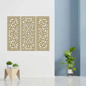 Faldekoráció háromrészes mandala panel | AURELIA
