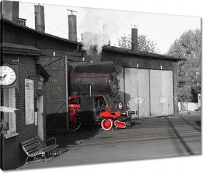 Vászonkép 80x60 Gőzmozdony Ol 49-69
