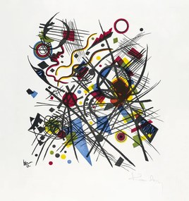 Reprodukció Lithographie fur die Vierte Bauhausmappe (1922), Wassily Kandinsky