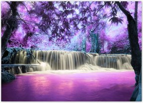Poszterek 70x50 Lila vízesés