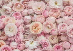 Flizelin tapéta Flizelin Fali Prémium Gyönyörű virágok 312x219 Ragasztó