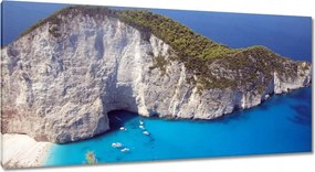 Vászonkép 115x55 Napsütéses nap a tengerparton