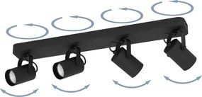 Eglo SOREGO 900333 Spotlámpa 4x3W/GU10 IP20
