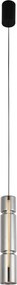 AVIANO LIGHTING 6223-0110 CILINDRO Hengeres Függesztett Lámpa Fekete, Füstös LED IP20
