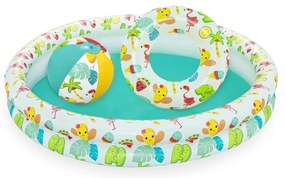 Bestway felfújható szett - medence 122 cm,úszógumik 46 cm, labda 27 cm