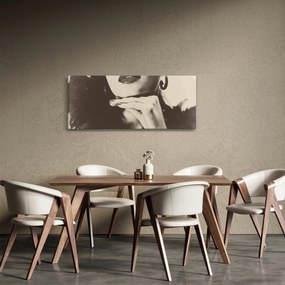 Kép - Vintage fotó egy nőről (120x50 cm)
