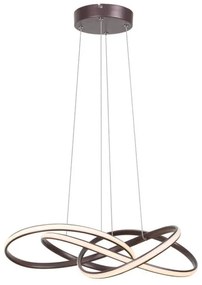 Rabalux 5692 - LED Csillár zsinóron AMBROSIO LED/40W/230V barna