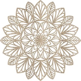 Fából készült mandala a falon | LÓTUSZ