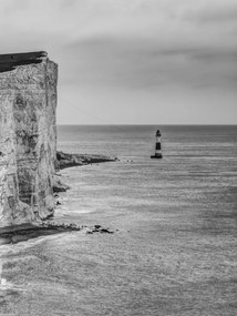 Poszter 30x40cm Beachy Head és a világítótorony, Assaf Frank