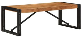 tömör akácfa dohányzóasztal 100x50x35 cm