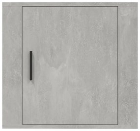 2 db betonszürke falra szerelhető éjjeliszekrény 50x30x47 cm
