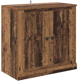 Oldalszekrények 3 pcs Fekete tölgy 210 x 35,5 x 67,5 cm Faanyag