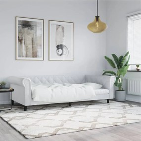 fehér műbőr kanapéágy 90 x 200 cm