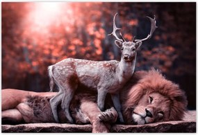 Poszterek 185x125 Szarvas felszarvazott