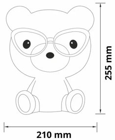 LED Dimmelhető gyermek érintős lámpa BIBI LED/2,5W/3,7V 1200 mAh